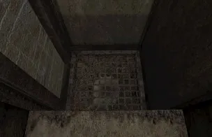 Drain under Elevator Platform